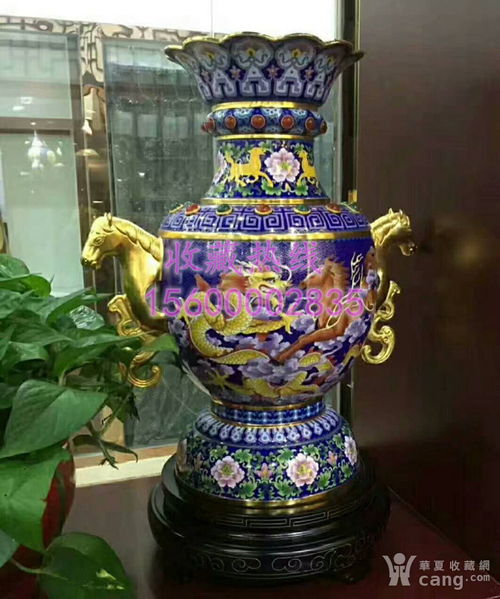 景泰藍(lán)《躍馬興隆》——戴嘉林大師巨獻(xiàn)，風(fēng)水家居收藏工藝品